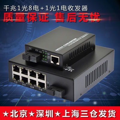 千兆光纤网络核心设备解析 Haohanxin 1光4电与1光1电单模单纤收发器加强版